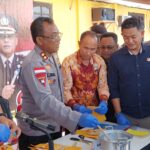 Polres Mimika Musnahkan Sabu Sitaan 23,04 Gram Milik AR