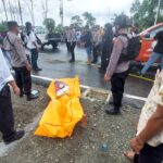 Jenazah Tanpa Identitas Ditemukan di Sungai Jalan Petrosea