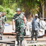 Dansatgas TMMD Tinjau Progres Pembangunan Rumah