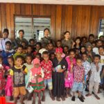 Srikandi Polri Ops Damai Cartenz-2025 Ibadah Bersama Anak-anak di Gereja GPDI Yericho Nogolait Kandego