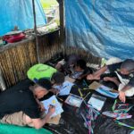 Peringati Hari Anak Nasional Satgas Pamtas RI–PNG Yonif 751/Vira Jaya Sakti (VJS) Buka Pondok Belajar