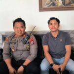 Kapolsek Mimika Baru AKP Putut Yudha Prtama didampingi Kanitreskrimnya Ipda Teguh Krisandi.