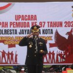 Kapolresta Jayapura Kota Pimpin Upacara Hari Sumpah Pemuda