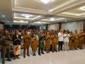 Satpol PP Mimika Sosialisasikan Perda Perlindungan UMKM Orang Asli Papua
