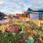 Sampah Membludak di Pasar Sentral Mimika, Disperindag Siapkan Penertiban