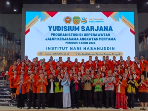 Yudisium 66 Mahasiswa Keperawatan Mimika, Bupati Tekankan Tanggung Jawab Pengabdian