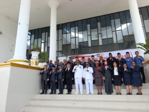 Pemkab Mimika Gelar Apel Gabungan Peringati Hari Otonomi Daerah ke-30