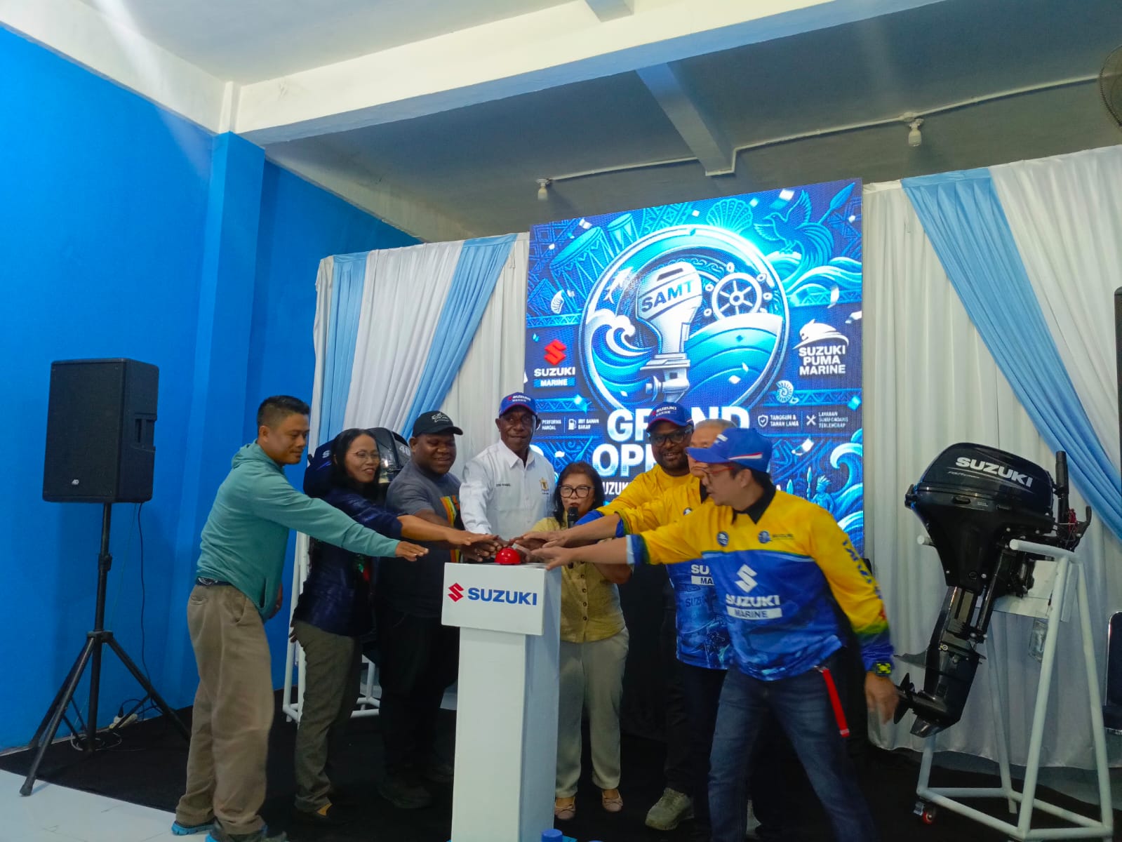 Resmi Beroperasi, Dealer Suzuki Amungme Marine Timika Hadir untuk Dukung Kebutuhan Masyarakat Pesisir