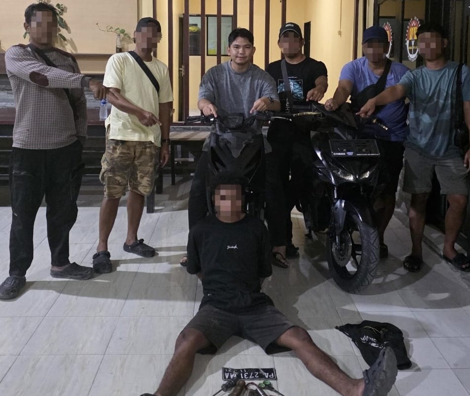 Polsek Mimika Baru Ringkus Terduga Pelaku Curanmor di Nawaripi