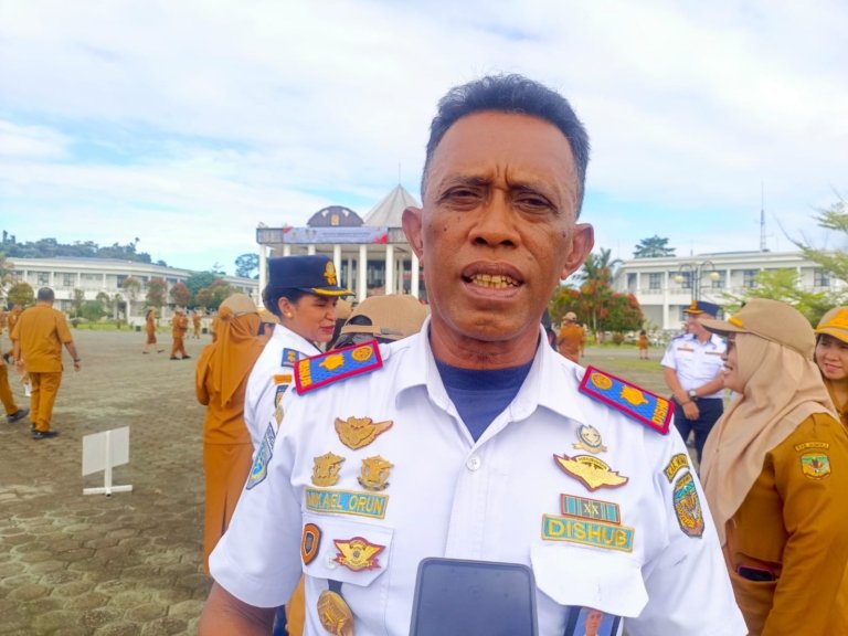 Dishub Mimika Tertibkan Truk Muatan Terpal, Cegah Ceceran Material di Jalan Umum