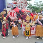 Karnaval Budaya Pelajar Meriahkan HUT ke-81 RI di Mimika, Bupati: Tahun Depan Lebih Banyak Peserta