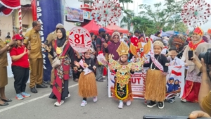 Karnaval Budaya Pelajar Meriahkan HUT ke-81 RI di Mimika, Bupati: Tahun Depan Lebih Banyak Peserta