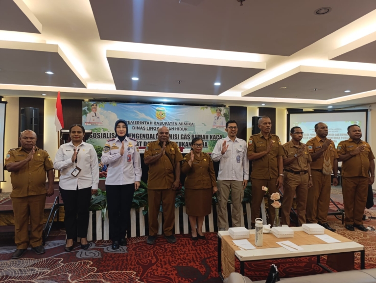 DLH Mimika Sosialisasikan Pengendalian Emisi Gas Rumah Kaca lewat Aplikasi SIGN-SMART