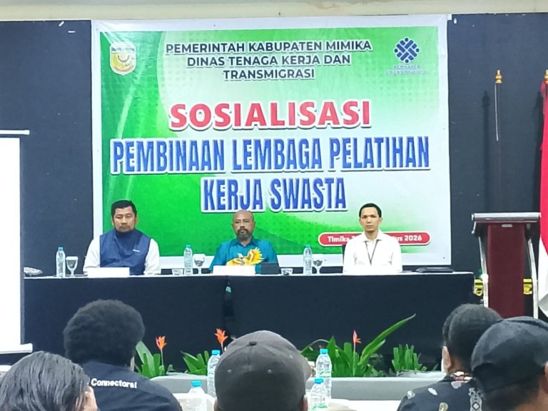 Pemerintah Mimika Dorong LPKS Lahirkan Tenaga Kerja Kompeten dan Siap Kerja