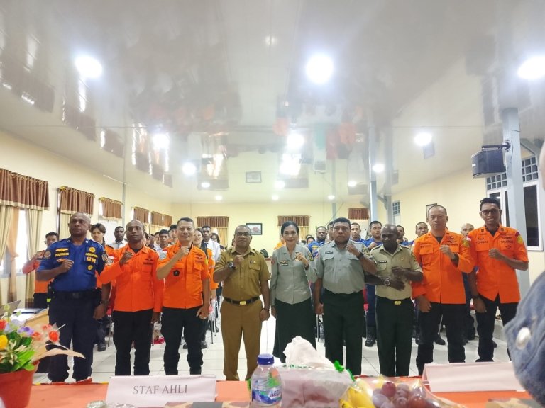 BPBD Mimika Gelar Pelatihan Mitigasi Bencana, Perkuat Kesiapsiagaan Hadapi Potensi Bencana