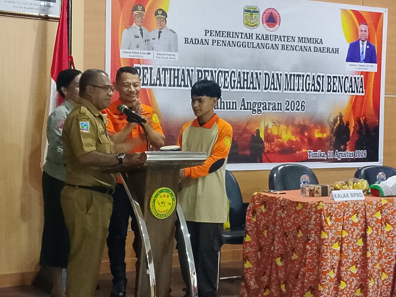 BPBD Mimika Gelar Pelatihan Mitigasi Bencana, Perkuat Kesiapsiagaan Hadapi Potensi Bencana 2 IMG 20260901 WA0001