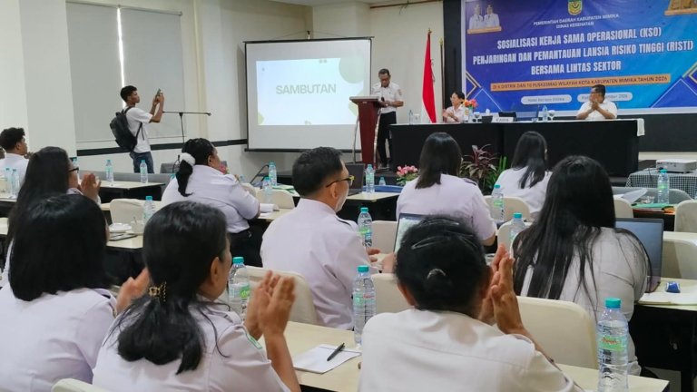Dinkes Mimika Gencarkan Sosialisasi KSO RISTI untuk Tingkatkan Pelayanan Lansia Berisiko Tinggi