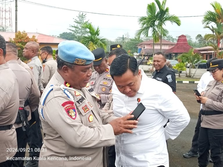 Propam Polres Mimika Gelar Gaktibplin, Personel Terindikasi Judol dan Pinjol Ditegur