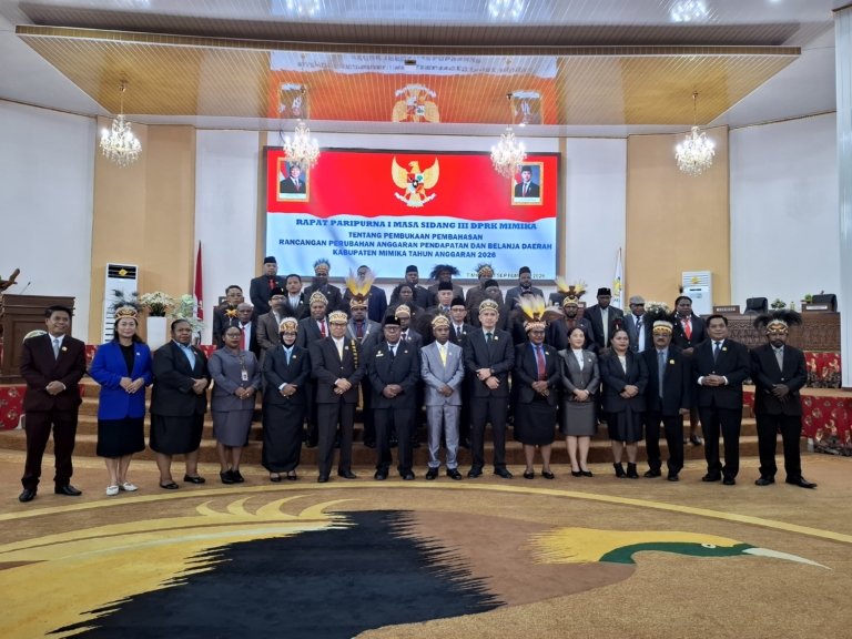 Pemkab dan DPRK Mimika Resmi Mulai Pembahasan Raperda Perubahan APBD 2026