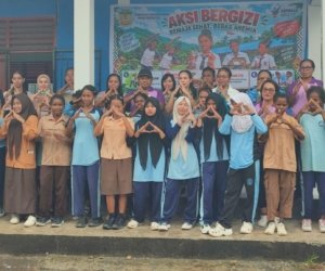 Dinkes Mimika Perkuat Pencegahan Anemia Remaja Putri melalui Aksi Bergizi di SMP Negeri 6 Timika