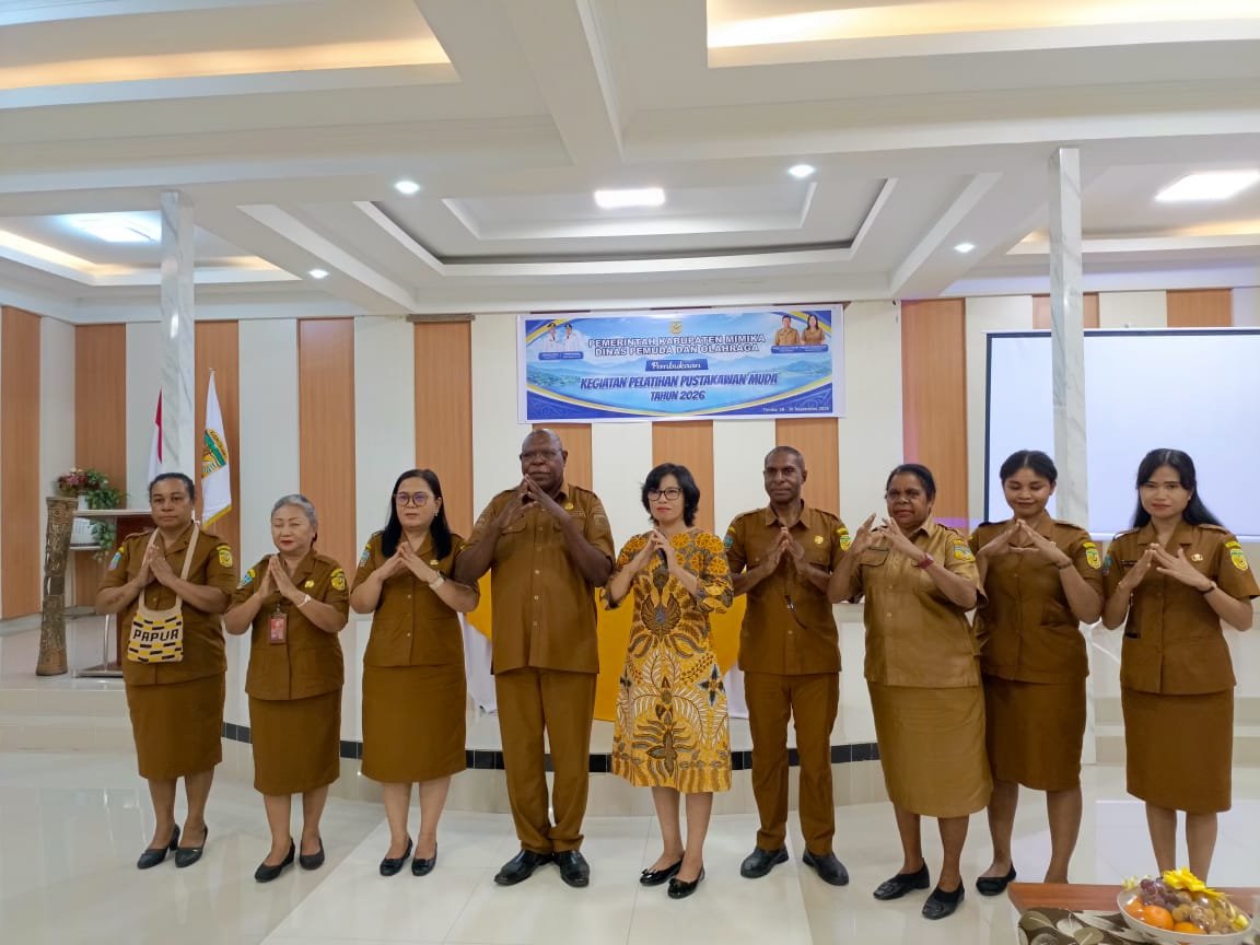 Galeri Foto : Dispora Mimika Gelar Pelatihan Pustakawan Muda 2026, Dorong lPemuda Jadi Penggerak Literasi 6 IMG 20260930 WA0004