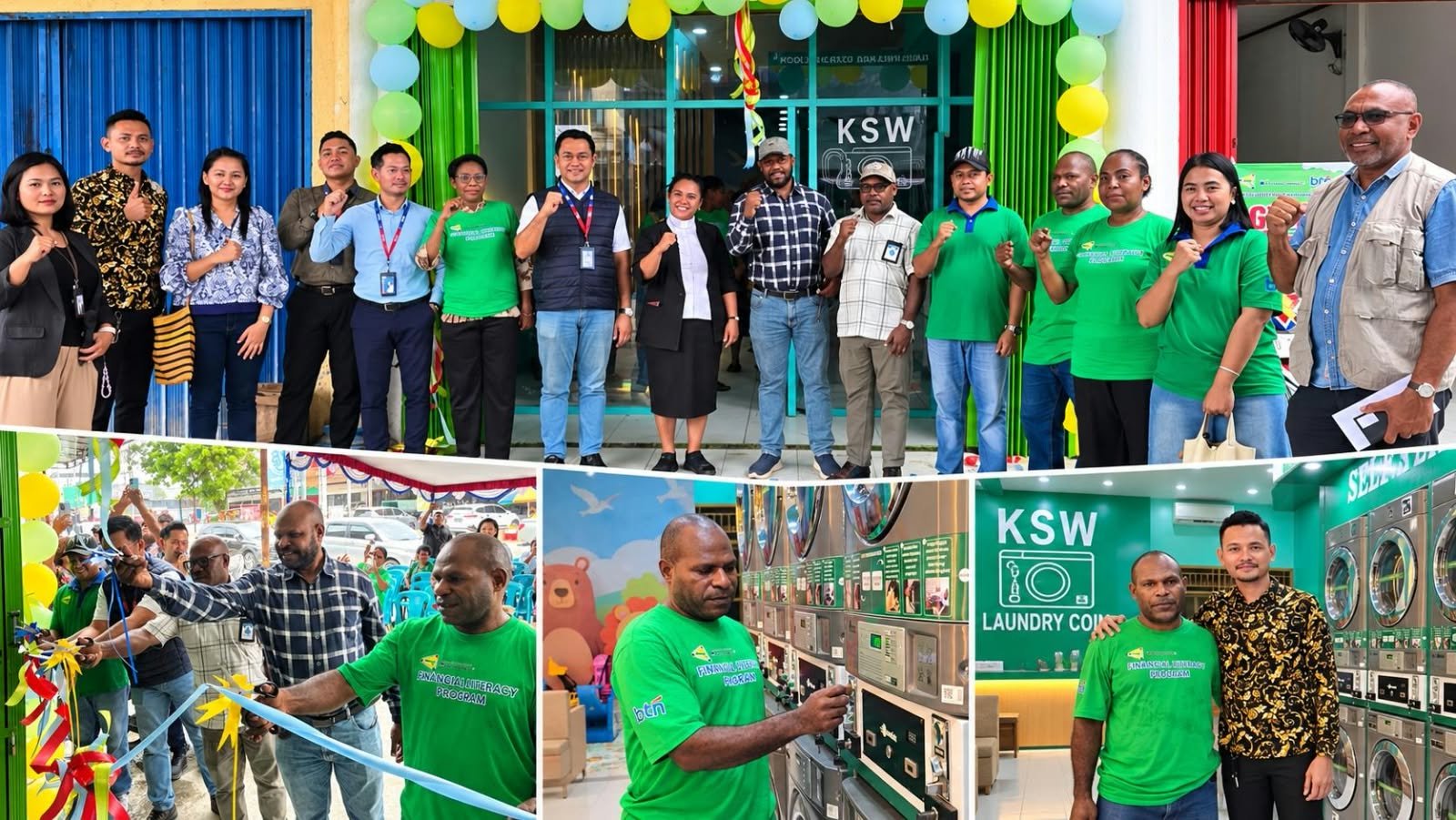 Pertama di Timika, KSW Laundry Coin Hadir dengan Konsep Cuci Sendiri