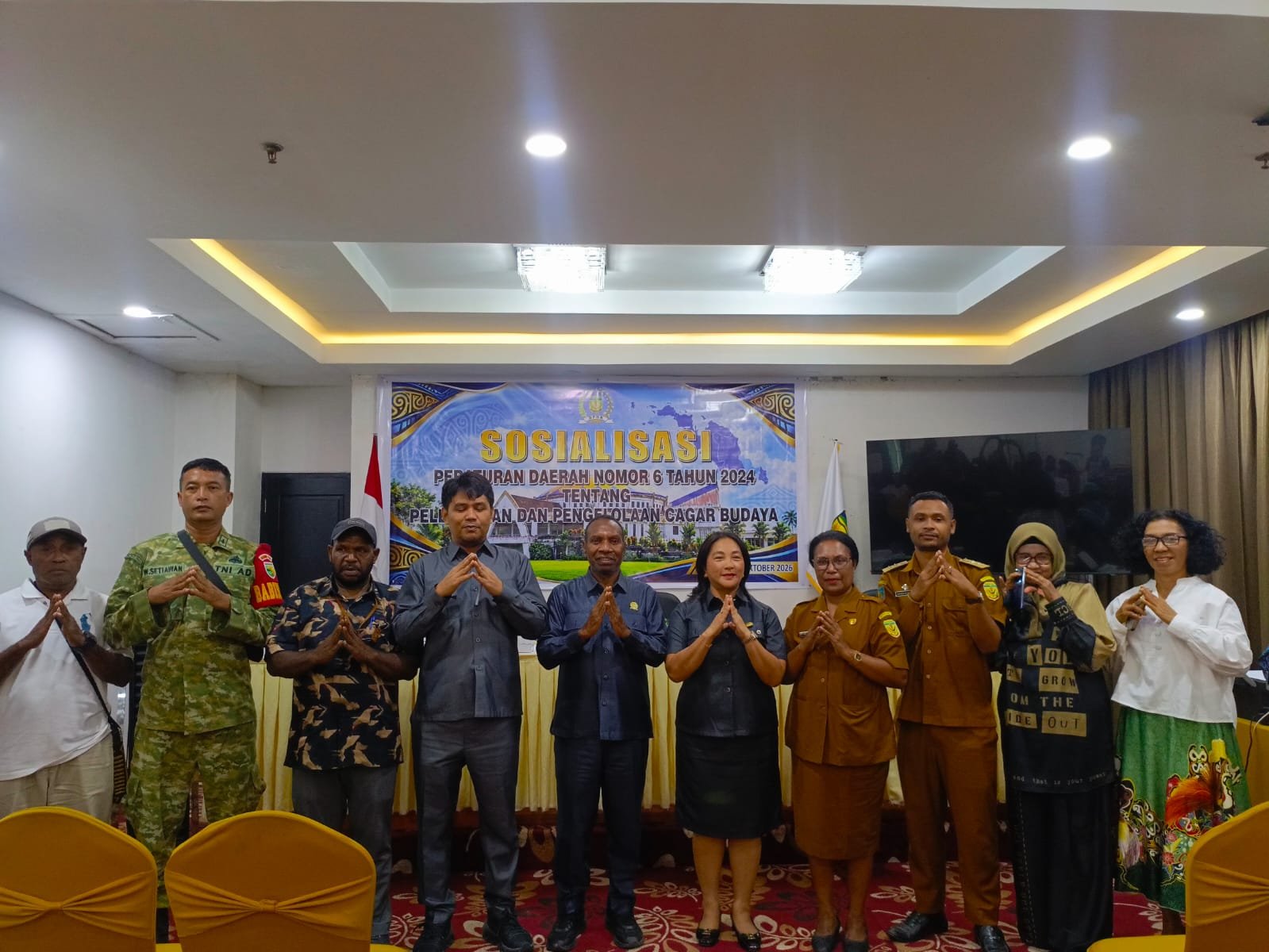 DPRK Mimika Gencar Sosialisasi Perda Cagar Budaya di Koperapoka
