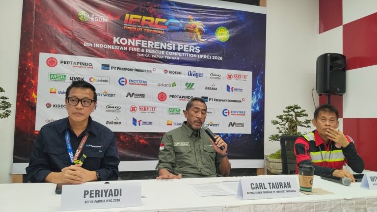 IFRC 2026 Digelar di Mimika, 17 Tim Tanggap Darurat Pertambangan dan Energi Unjuk Kemampuan