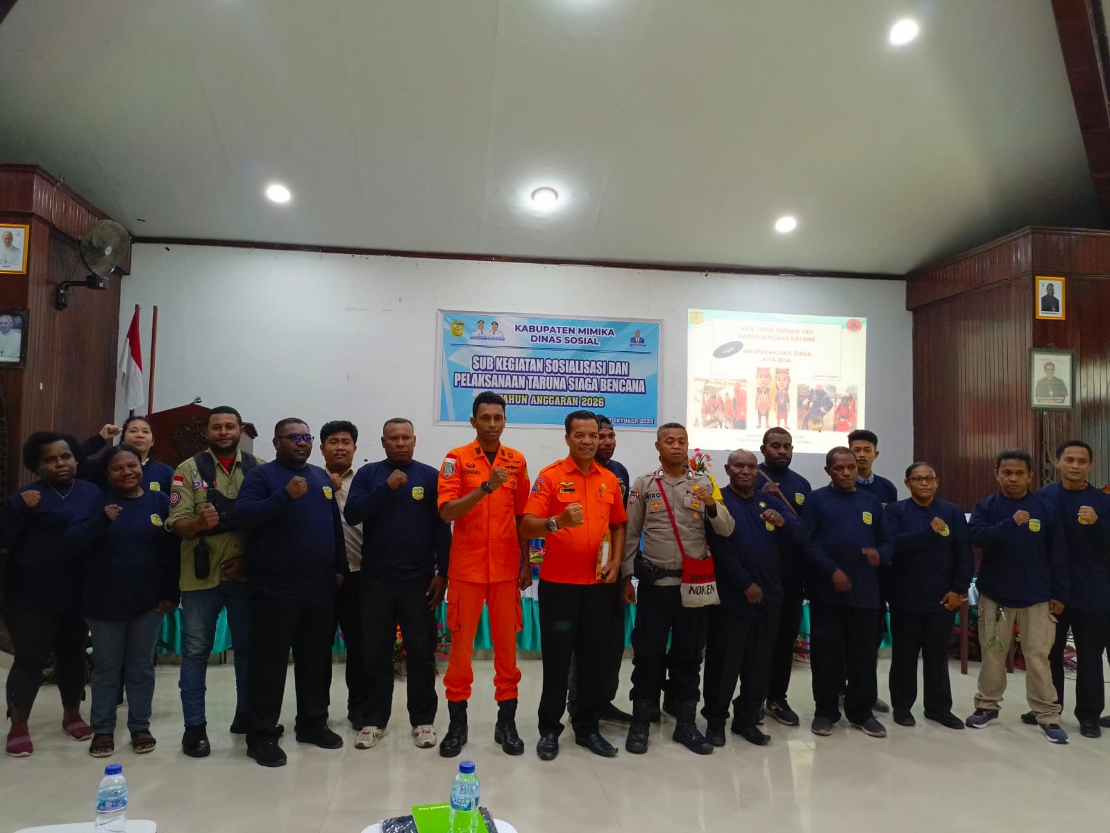 Dinas Sosial Mimika Gelar Sosialisasi Tagana 2026, Perkuat Kesiapsiagaan Personel dan Relawan