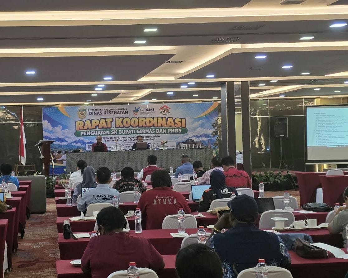Pemkab Mimika Perkuat Koordinasi Lintas Sektor untuk GERMAS dan PHBS
